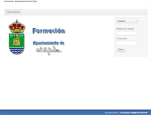 Tablet Screenshot of formacion.elejido.es