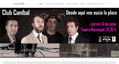 Desktop Screenshot of festivalteatro.elejido.es