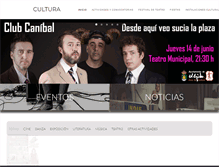 Tablet Screenshot of festivalteatro.elejido.es